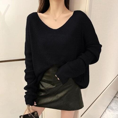 Cheap wholesale 2021 spring summer autumn new fashion casual warm nice women Sweater woman female OL knitted sweater Ay118