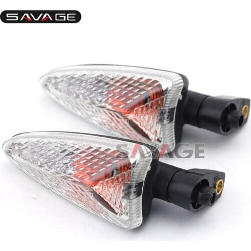 For Triumph Tiger 800/XC, Tiger 1050, Daytona 675/R Motocycle Accessories Front/Rear Turn Signal Light Indicator Lamp Clear
