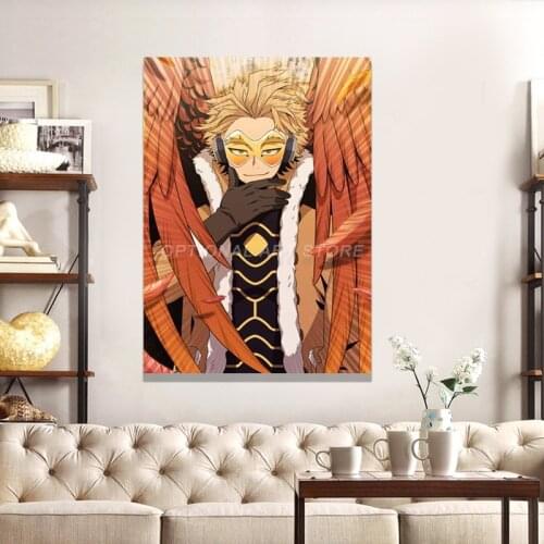 Hawks Bnha Keigo Takami Anime Decoration Prints Canvas Wall Art Painting Poster Home Decor Bedroom Study Living Room Pictures MH