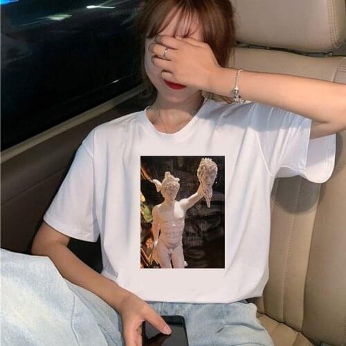 Print cartoon cute top fun ulzzang kawaii harajuku female korean tshirt clothing femme t-shirt Vaporwave aesthetic t shirt