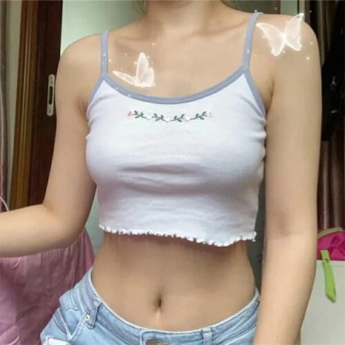 Girls sweet embroidery top
