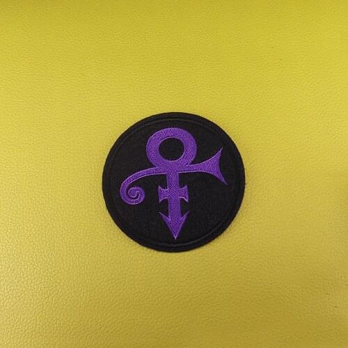 Bisexual symbol patch famous rock and roll Prince sexy man embroidered patch music lovers gift womens clothing accessories