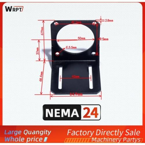 NEMA24 60 servo motor accessories L mounting bracket mounting fixed support frame 1pcs
