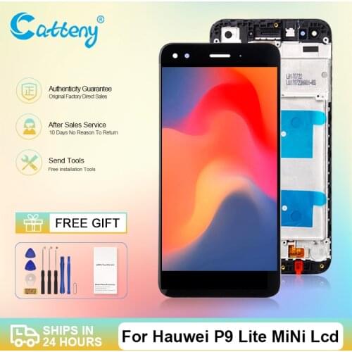Wholesale 5.0inch For Huawei P9 Lite Mini Lcd With Touch Screen Digitizer Assembly Replacement Y6 Pro 2017 Display Free Shipping
