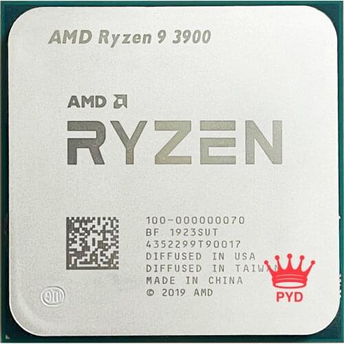 AMD Ryzen 9 3900 R9 3900 3.1 GHz Twelve-Core 24-Thread CPU Processor 65W 7NM L2=6M L3=64M Socket AM4