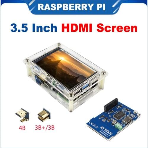 ITINIT R154 3.5 inch Raspberry Pi 4 Touch Screen 1920x1080 LCD Dispaly Module Acrylic Case support PC/Laptop Raspberry Pi 3 B