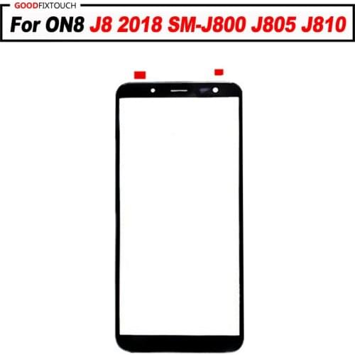 Best quality For ON8 J8 2018 SM-J800 J805 J810 Glass lens front glass new Replacement For J800 F/DS