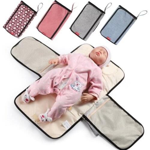 Waterproof Multi Function Portable Multifunction Diaper Changing Bag Pad Baby Mom Clean Hand Folding Mat Infant Care Product