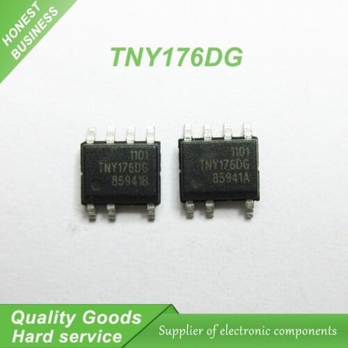 10pcs TNY176DG TNY176 SOP8 AC/DC Converters 15W (85-265 VAC) 19 W (230 VAC) new original