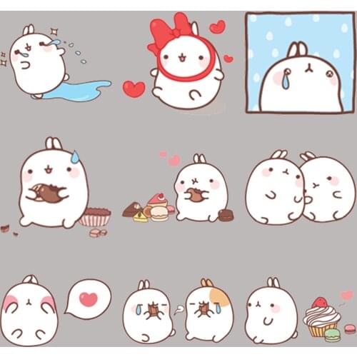 12 cute doll stickers cartoon funny scrapbook stickers for children, DIY laptop suitcase skateboard motorcycle bicycle toy