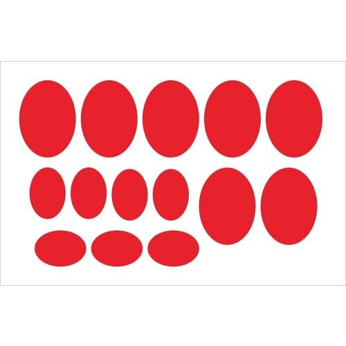 3D flower cutting wooden steel die SMR-FL0095-1.5inch and 1inch ovals