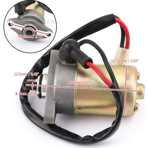 Artudatech Starter Motor Fit for Kawasaki ATV KFX90 KSF90 A7-A8 89CC 2007-2020 21163-Y002 Motorcycle Accessoreis Pats