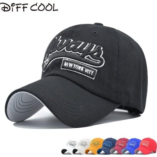 [DIFF COOL]Mens Baseball Cap Womens Snapback Fishing Embroidery Daddy Cap Man Child Trucker Gorra Summer Fisher Brand Mens Ha