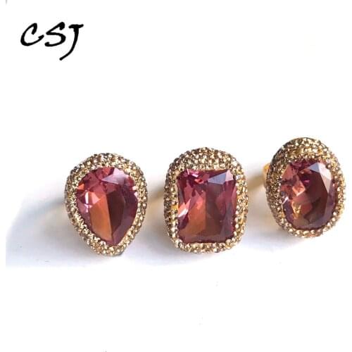 CSJ Big Stone 15* 20mm Zultanite Ring Created Sultanite Color Change Fine Jewelry Party Wedding Gift for Women