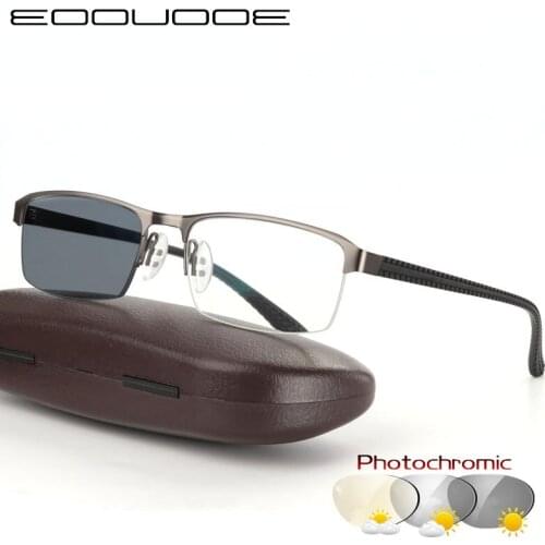 Transition Sunglasses Photochromic Reading Glasses for Men Hyperopia Presbyopia with diopters Outdoor Presbyopia Glasses