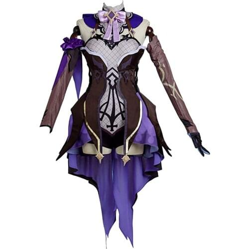 Game Genshin Impact Fischls Cosplay Costume Archduchess Costume Adult Women Deluxe Halloween Cosplay Outfit Fancy Dress