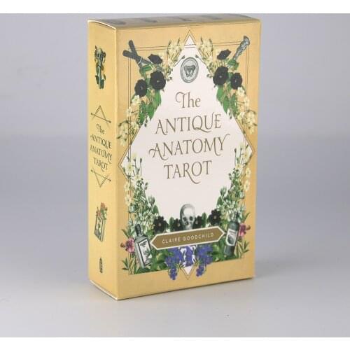 The Antique Anatomy Tarot 78 Cards Deck English Version Classic Tarot Card Oracle Divination Board Games Playing Modern Reader