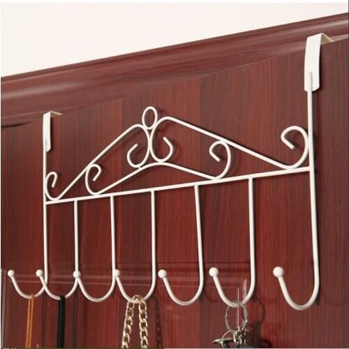 Creative Tieyi Seamless Door Back Hook Metal Door Back Type Nail-free Door Hook Clothes Hook Floor Spread Kitchen Bathroom Cloth