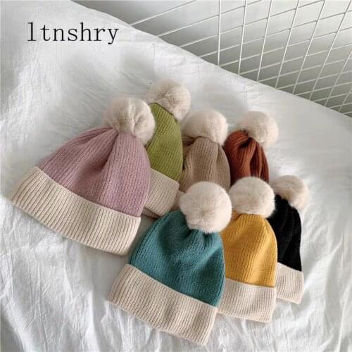 Ltnshry Women's Hats With Pompoms