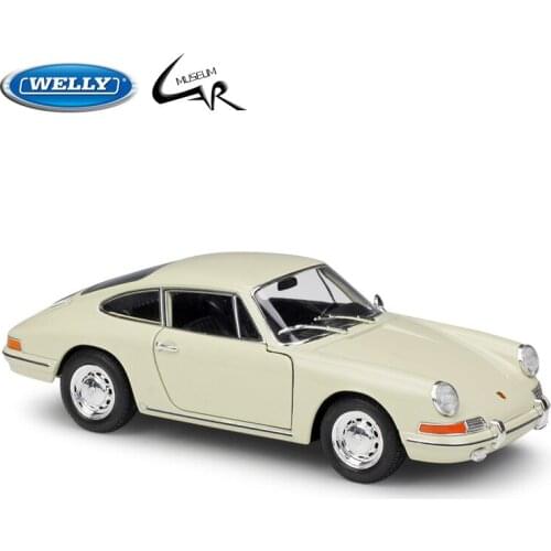 WELLY 1:24 Model Car Simulation Alloy Metal Toy Car Childrens Toy Gift Collection Model Toy Gifts 1964 Porsche 911