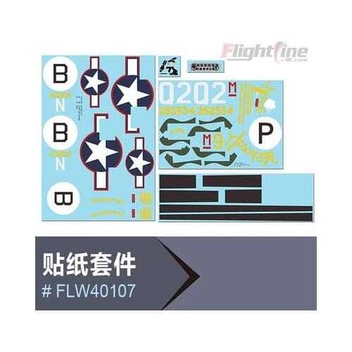 Decal set for Freewing Flight Line B24 B-24 Liberator rc airplane jet hobby