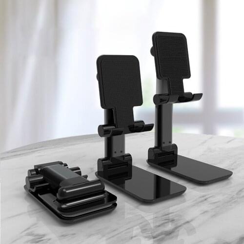 Desk Mobile Phone Holder For iPhone 11 iPad Xiaomi Samsung Tablet Holder Table Foldable Extend Support Metal Desktop Phone Stand