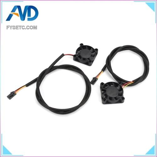 2pcs Prusa i3 MK3 3D Printer Super Silence 4010 Cooling Fan 4010 Hydraulic Bearing Fan 5V 0.2A 40*40*10 Fan Cooler Radiator