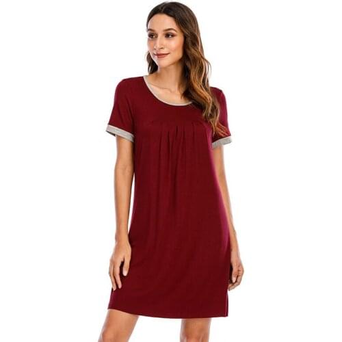 Autumn Winter Loose Nightgown Women Homewear Casual Comfortable Breathable Elastic Nightdress For Women Nightwear Sleepwear