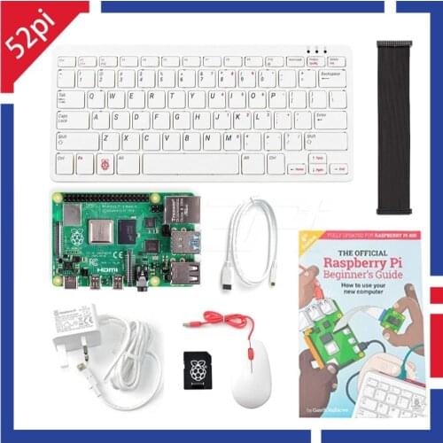 Raspberry pi 400 Personal Computer kit Keyboard with a Built-in Computer Quad-Core 64 Bit 4GB RAM Dual Band WiFi Bluetooth 5.0
