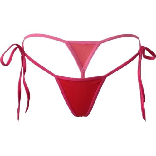 Sexy Bikini Thongs Women Bandage Mini Micro G Strings Tangas Breathable Female Panties Underwear Erotic Lingerie Plus Size