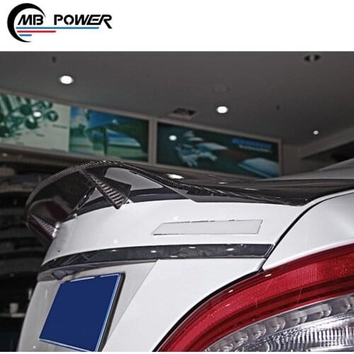 CLS63 R style carbon finber rear wing spoiler skirt fit for CLS class w218 2012 to 2018 year cls63 carbon finber rear spoiler