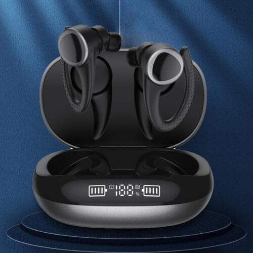 10pcs T09 TWS Ear Hook Bluetooth V5.1 Wireless Sports Headset Noise Reduction Music Earphones Earbuds With Mic for Smartphone