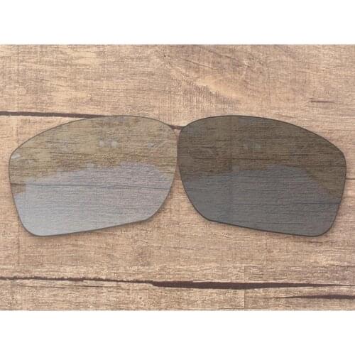 Vonxyz Grey Photochromic Polarized Replacement Lenses for-Oakley Big Taco Frame
