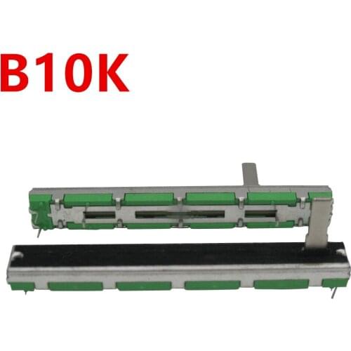 10PCS/LOT Original Behringer Soundcraft 7.5 cm 75MM B10KX2 double straight slide potentiometer B10K