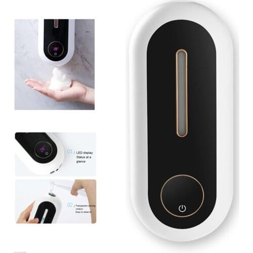 Touchless Automatic Soap Dispenser Infrared Induction Sensor Hand Washer Hand Sanitizer LED display Smart Foam Machine