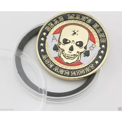Free Shipping,WR Poker Card Guard - Texas Hold'em Poker Star Casino Game Chip Coin 24K /w Case