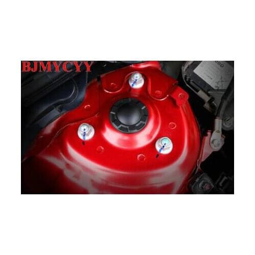 BJMYCYY 2PCS/SET ABS protection cover for automobile shock proof screw for mazda CX-3 CX-4 CX-5 atenza axela
