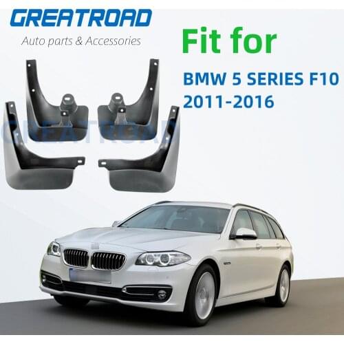 Car Front Rear Mud Flaps for BMW 5 SERIES F10 2011-2016 Fender Mudguard Splash Guards Mudflap Accessories 2012 2013 2014 2015