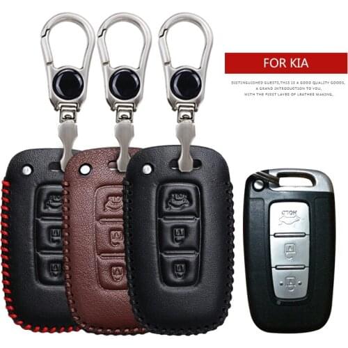KUKAKEY Car Logo Keychain Key Case For KIA K5 K4 K3 K2 Rio Sportage Cerato Sorento Forte Anti-wear Key Cover Shell For KIA
