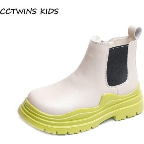 Children Fashion Boots 2021 Autumn Kids Shoes For Girls Fashion Casual Ankle Riding Baby Waterproof Brand Thick Sole Platform