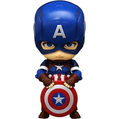 Disney Marvel Legand Anime Action Figure GK Steve Rogers Figma Captain America Model 10cm PVC Movable Joints Toys For Children