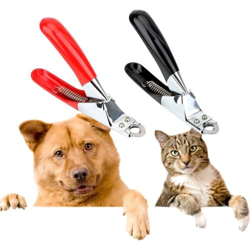 Stainless Steel Cat Grooming Pet Nail Clippers Trimmer Cat Supplies Claw Scissors Pet Products