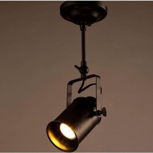 Loft Industrial Wind American Rural Bar Coffee Shop Clothing Store Creative Personality Aisle Led Shoot The Light Track Light