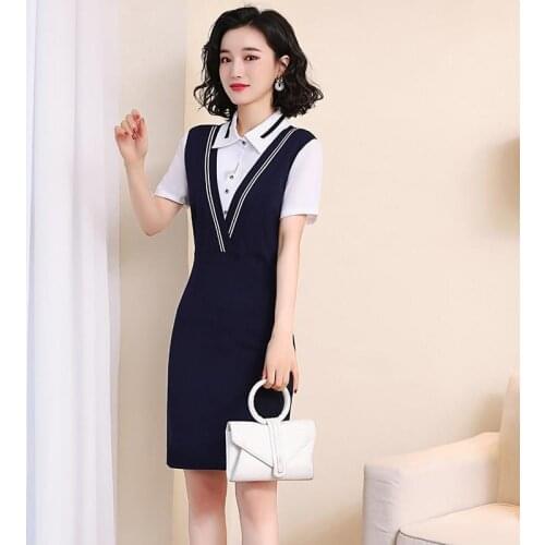 Fashion Interview Teacher Sexy Women Summer Party Bodycon Dress Temperament Kindergarten Work Clothes Female Profession Genuine