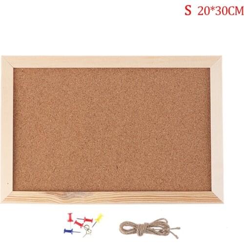 Kawaii Soft Wooden Letter Message Board Decorative Postcard Photo Wall Cork Board Memo Paper Background Board Stationery