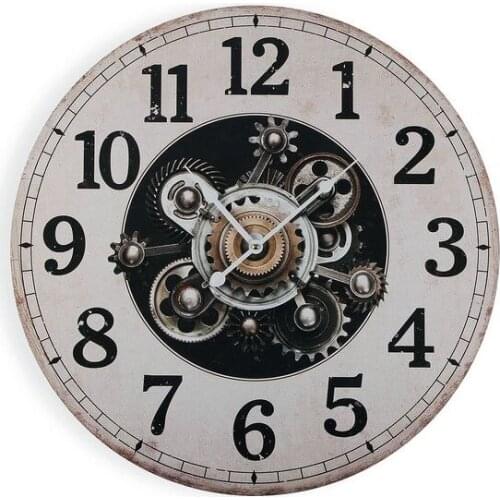 Wall Clock Wood (3 x 58 x 58 cm)