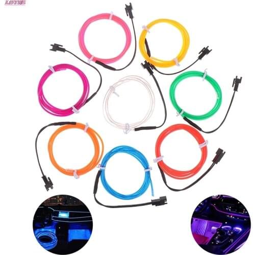 Neon Light Dance Party Decor Light Neon LED Lamp Flexible EL Wire Rope Tube Waterproof LED Strip Hotsale