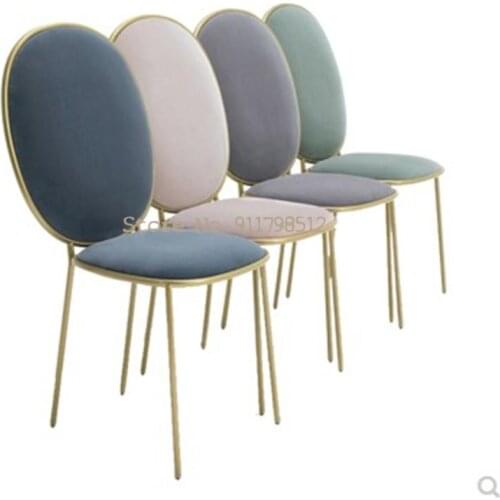 Nordic ins chair net red makeup chair simple desk chair dressing chair dining chair home restaurant back chair stool