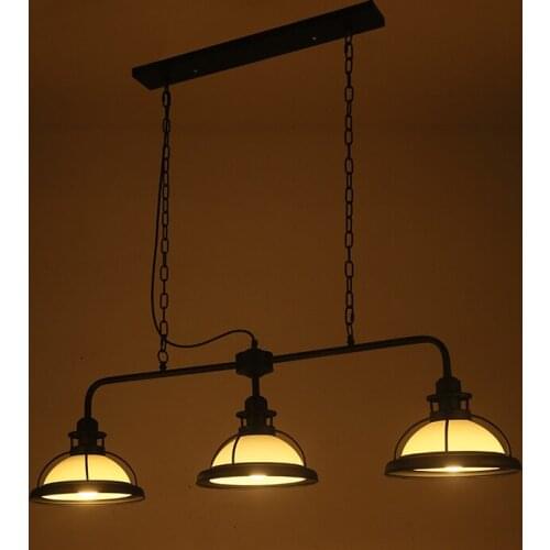 Nordic Loft Glass Lampshade Three Head Pendant Light For Living Room Bar Restaurant Bedroom Lighting Hanging Lamp hanging lamp
