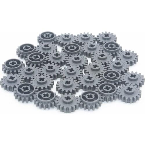 Technical Gear WHEEL Z16 CROSS AXLES 30Pcs Compatible With Lego Technical Building Blocks Bulk Parts Kids Toys